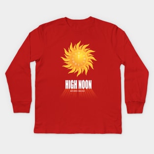 High Noon - Alternative Movie Poster Kids Long Sleeve T-Shirt